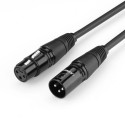 Ugreen AV130 66716 audio XLR (female) - XLR (male) cable for microphone / amplifier 1m - black