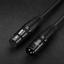 Ugreen AV130 66716 audio XLR (female) - XLR (male) cable for microphone / amplifier 1m - black