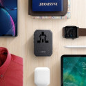 Uniq Voyage LITHOS Collective 33W 2xUSB PD 18W QC 3.0 travel adapter - gray