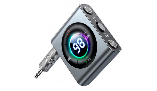 Joyroom JR-CB2 Bluetooth AUX transmitter for car, TV - gray