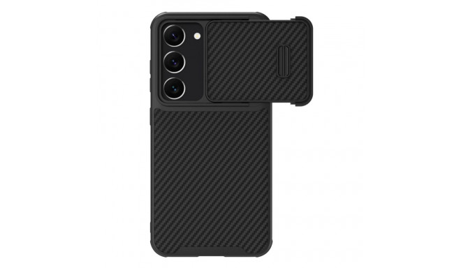 Nillkin Synthetic Fiber S Case for Samsung Galaxy S23+, camera cover, black