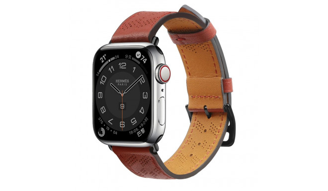 Strap Leather leather strap Apple Watch SE, 9, 8, 7, 6, 5, 4, 3, 2, 1 (41, 40, 38 mm) band bracelet 