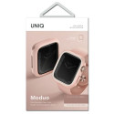 Uniq Moduo case for Apple Watch 4/5/6/7/8/SE/SE2 44/45mm - pink and white