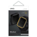 Uniq Moduo case for Apple Watch 4/5/6/7/8/SE/SE2 40/41mm - black and mustard