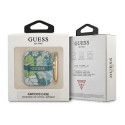 Guess GUA2HHFLN AirPods cover green/green Flower Strap Collection