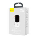 Baseus Qpow power bank 10000mAh built-in USB Type-C cable 22.5W Quick Charge SCP AFC FCP white (PPQD