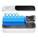 Baseus Qpow power bank 10000mAh built-in USB Type-C cable 22.5W Quick Charge SCP AFC FCP white (PPQD
