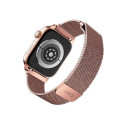 Uniq Dante Stainless Steel Strap for Apple Watch 1/2/3/4/5/6/7/8/SE/SE2 38/40/41mm - Rose Gold