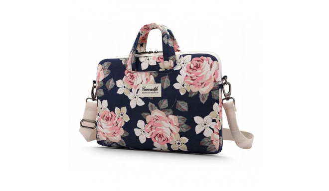 Canvaslife Briefcase Laptop Bag 15-16&#39;&#39; - Navy Blue/Pink