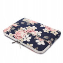 Canvaslife Sleeve for a 13-14" laptop - navy blue and pink