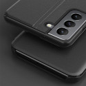 Eco Leather View Case elegant case with a flip cover and stand function for Samsung Galaxy S22 + (S2