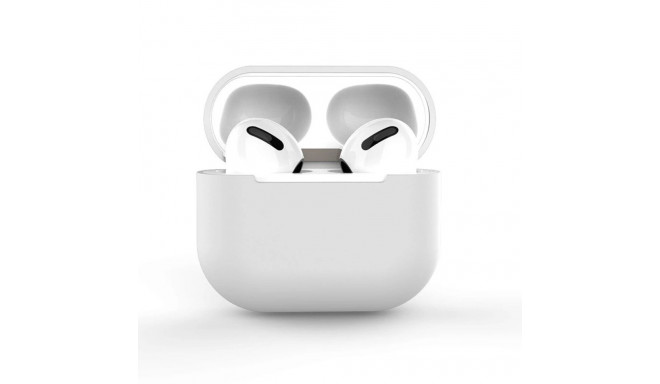 Case for AirPods 2 / AirPods 1 silicone soft cover for headphones white (case C)