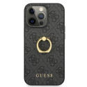 Guess GUHCP13L4GMRGR iPhone 13 Pro / 13 6.1" grey/grey hardcase 4G with ring stand