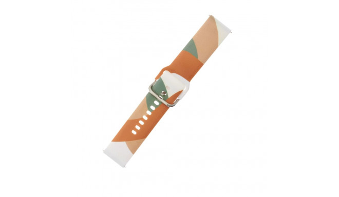 Strap Moro for Samsung Galaxy Watch 45 / 46 / 47 mm silicone bracelet watch band - pattern 3