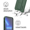 Wozinsky Kickstand Case Silicone Stand Cover for Samsung Galaxy S21 + 5G gray