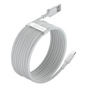 Baseus 2x USB cable - USB Type C fast charging Power Delivery Quick Charge 40 W 5 A 1.5 m white (TZC