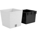 Pott FURU SQUARE LOW - valge