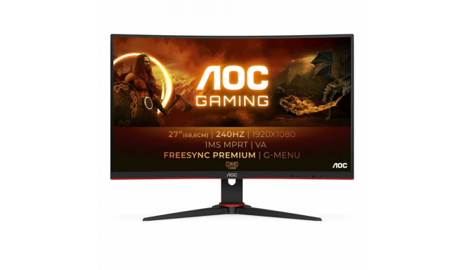 Monitor AOC C27G2ZE/BK 27" FHD LED 27" LED VA Flicker free 50-60  Hz