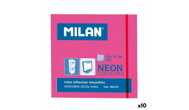 Sticky Notes Milan Pink 76 x 76 mm (10 Units)