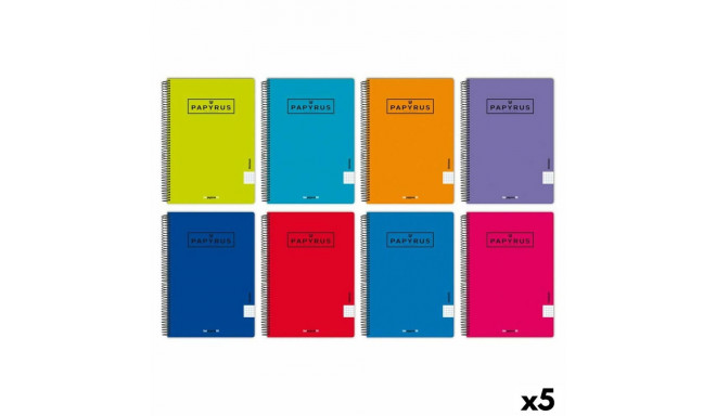 Notebook Papyrus 08-Uniclasic Quarto 80 Sheets (5 Units)