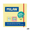 Līmlapiņas Milan Dzeltens 76 x 76 mm (10 gb.)