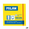 Līmlapiņas Milan Dzeltens 76 x 76 mm (10 gb.)