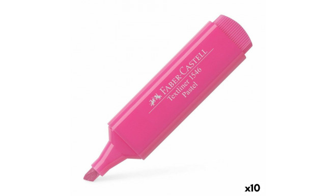 Fluorescent Marker Faber-Castell Textliner 1546 Cake Pink (10 Units)