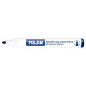 Felt-tip pens Milan Whiteboard Blue (12 Pieces)