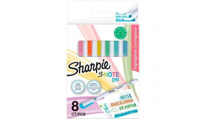 Set of Felt Tip Pens Sharpie S-NOTE DUO Multicolour