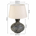 Galda lampa Alexandra House Living Melns Dzelzs 31 x 62 x 31 cm