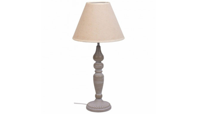 Galda lampa Alexandra House Living Balts Pelēks Metāls Drāna 220-240 V 23 x 46 x 23 cm