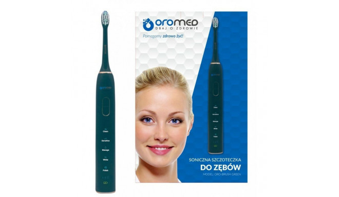 Elektriskā Zobu Suka Oromed ORO-BRUSH GREEN