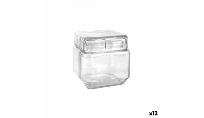 Jar La Mediterránea Squared 800 ml 0,8 L (12 Units)