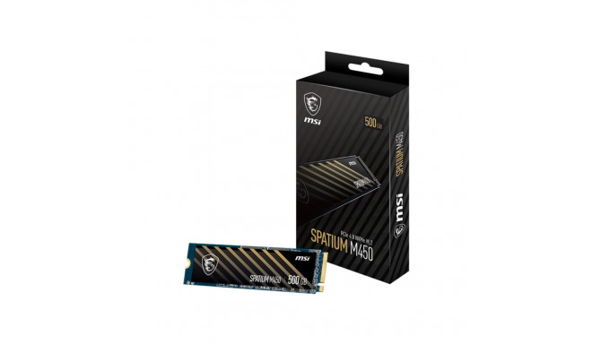 Cietais Disks MSI SPATIUM M450 PCIE 4.0 NVME M.2 500GB 500 GB SSD