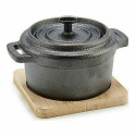 Saucepan Brown Black Bamboo Forged steel 13 x 10 x 8,5 cm (12 Units) Saucepan Brown Black Bamboo Forged steel 13 x 10 x 8,5 cm (12 Units)