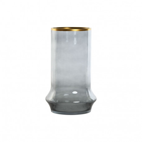 Svijećnjak Home ESPRIT Sinine Kuldne Kristall 21 x 21 x 35 cm