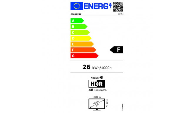 Mänguekraan Gigabyte M27U-EK