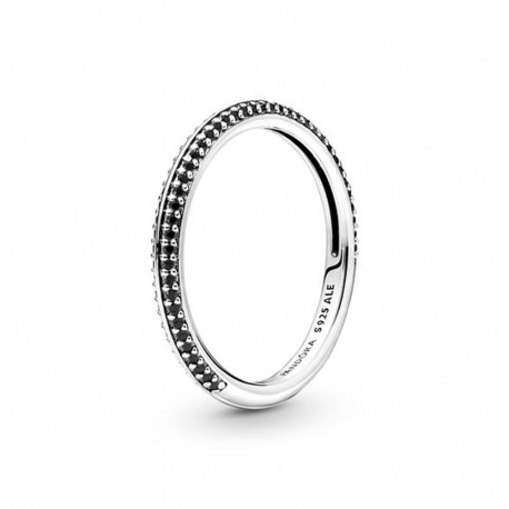 Naiste Sõrmus Pandora ME COLLECTION BLACK PAVE - RING - SIZE 50