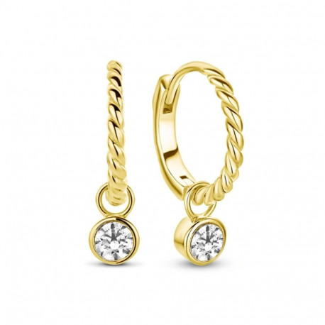 Naiste Kõrvarõngad New Bling 9NB-0771 Hõbe Sterlinghõbe 925