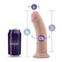 Reālistiskais Dildo Blush Au Naturel TPE Ø 4,9 cm