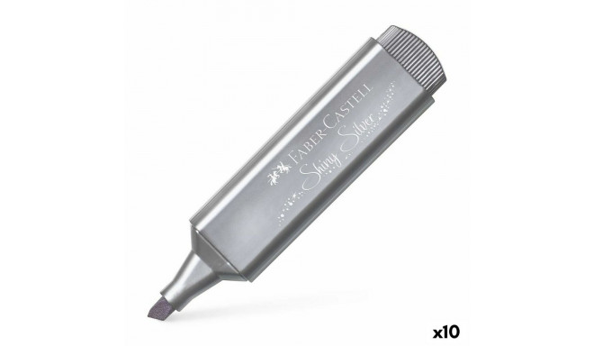 Highlighter Faber-Castell Silver (10 Units)