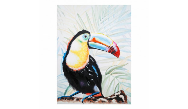 Картина Alexandra House Living Toucan Холст древесина ели 120 x 3 x 90 cm