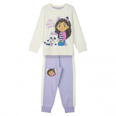 Children’s Tracksuit Gabby's Dollhouse Beige - 3 Years