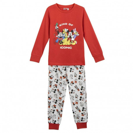 Children's Pyjama Mickey Mouse Red - 6 Years