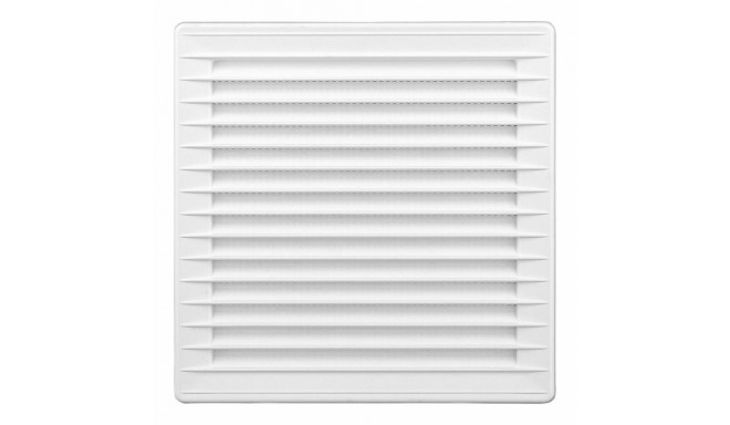 Ventilation grille EDM 87724 White 17 x 17 x 1,15 cm Mosquito net