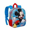 Школьный рюкзак 3D Mickey Mouse Karactermania Синий 26 x 11 x 31 cm