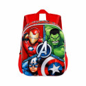 3D-kooliseljakott The Avengers Karactermania Punane 26 x 11 x 31 cm
