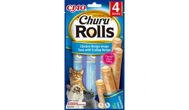 Snack for Cats Inaba EU732 Kana Tuunikala Kala 4 x 10 g