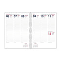 Diary DOHE SYNCRO Blue Quarto 15 x 21 cm 2023