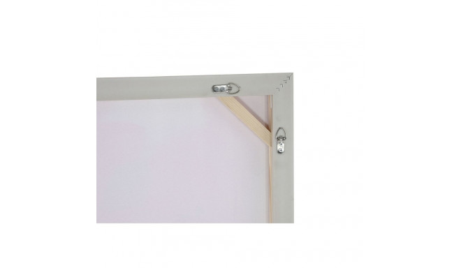 Canvas Home ESPRIT Blue Pink polystyrene Canvas Abstract Modern 94 x 4 x 123,5 cm (2 Units)